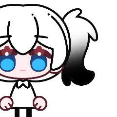 头发 马尾 左侧 A 5 渐变